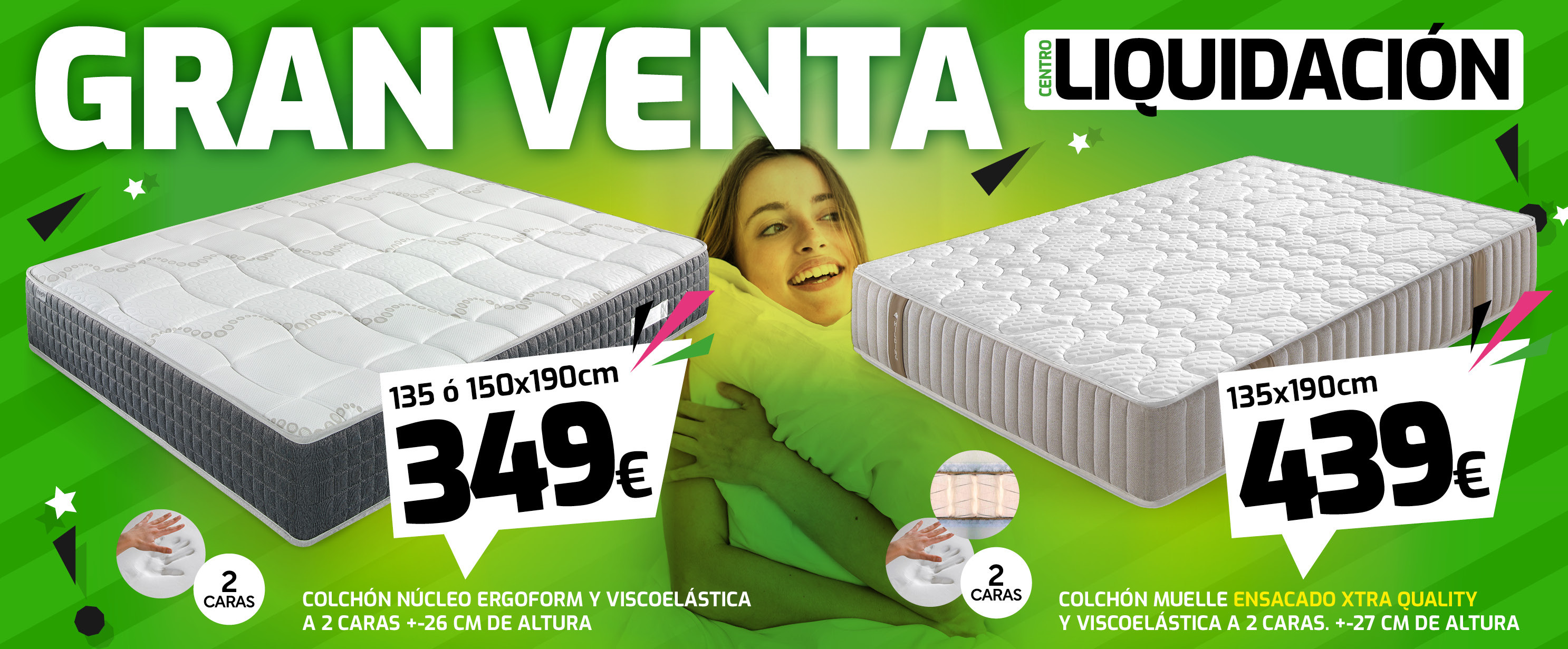 colchones 2 colchones en liquidacion